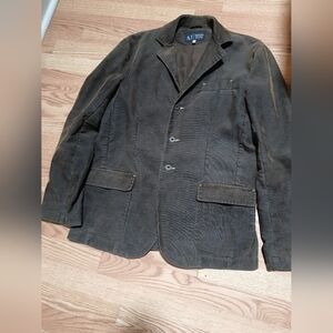 Armani Jeans Brown Corduroy Jacket Men Sz Large